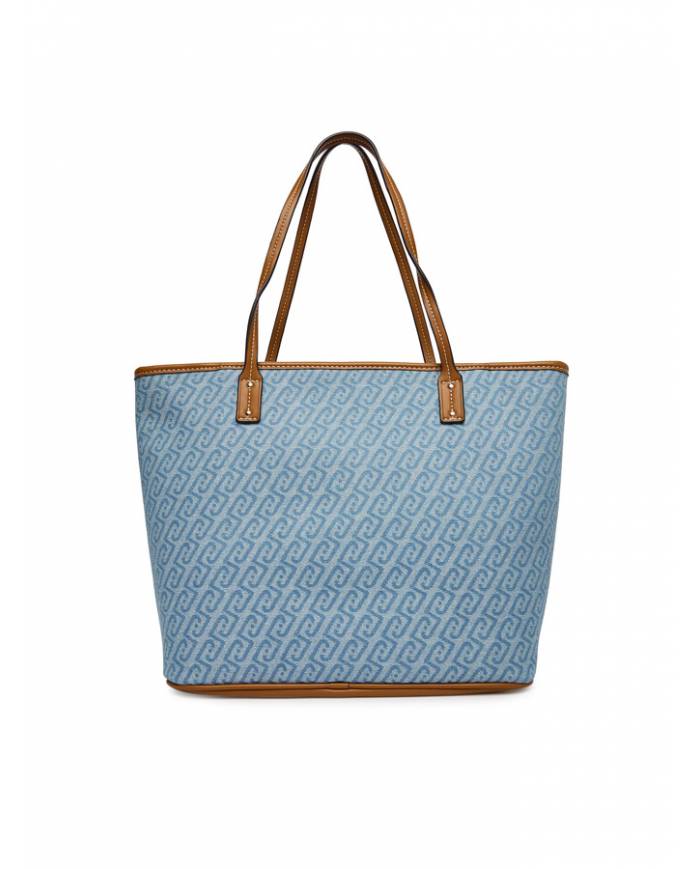 Bolso Liujo Evrim logo denim shopping