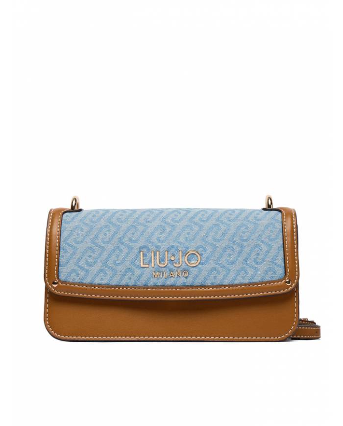 Bandolera Liujo Evrim logo denim