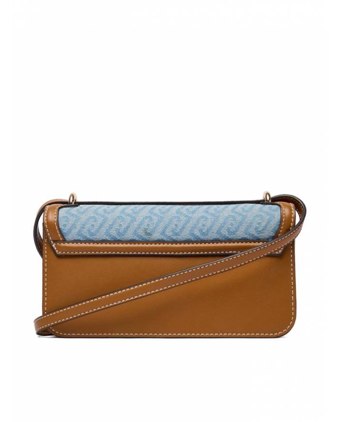 Bandolera Liujo Evrim logo denim