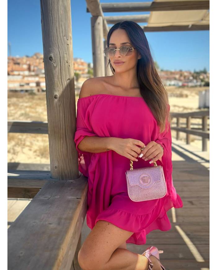 VESTIDO CAPA VOLANTE