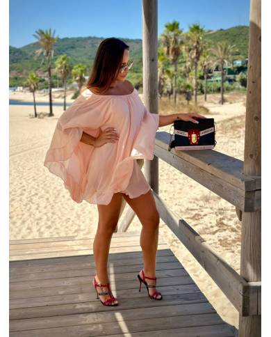 VESTIDO CAPA VOLANTE