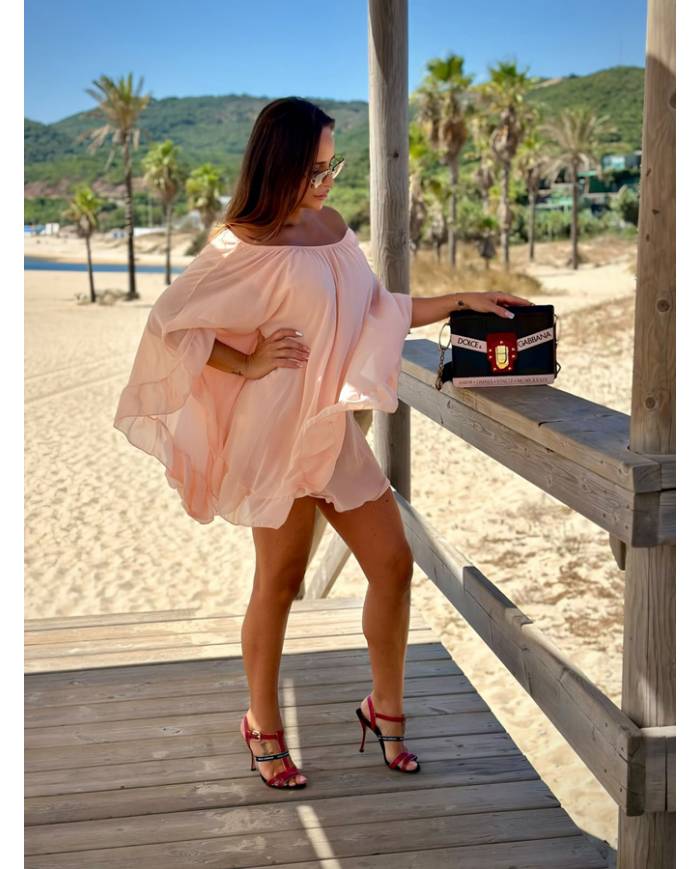 VESTIDO CAPA VOLANTE
