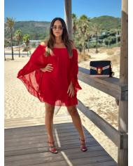 VESTIDO CAPA VOLANTE
