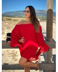 VESTIDO CAPA VOLANTE