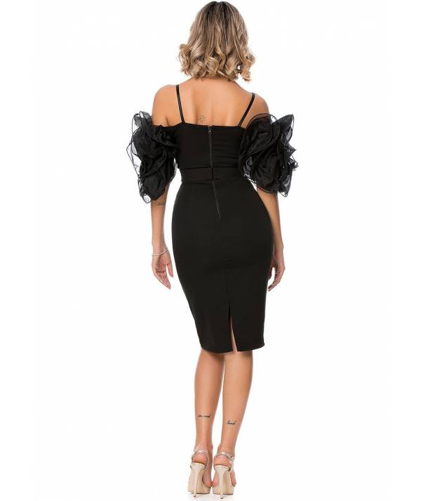 VESTIDO BBY FLOWERTULL MANGA