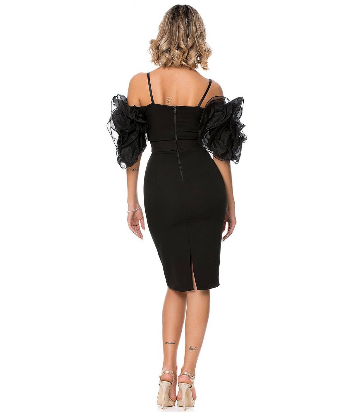 VESTIDO BBY FLOWERTULL MANGA