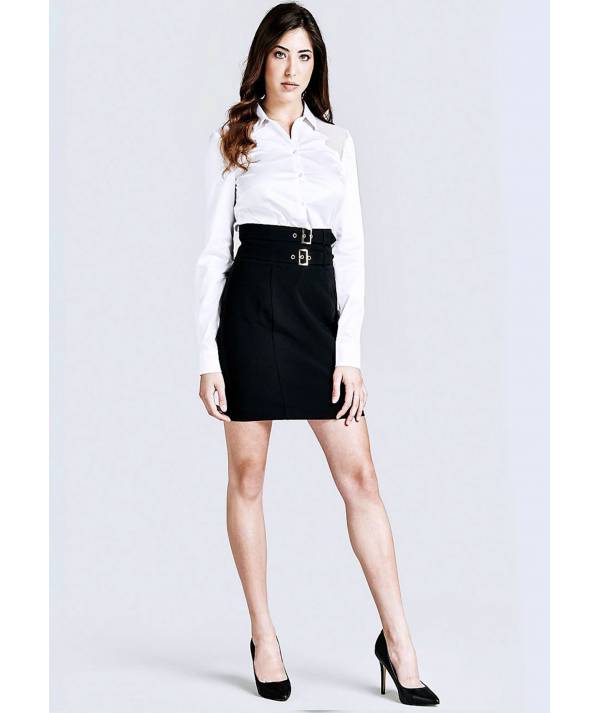 FALDA GUESS DOBLE CINTURON