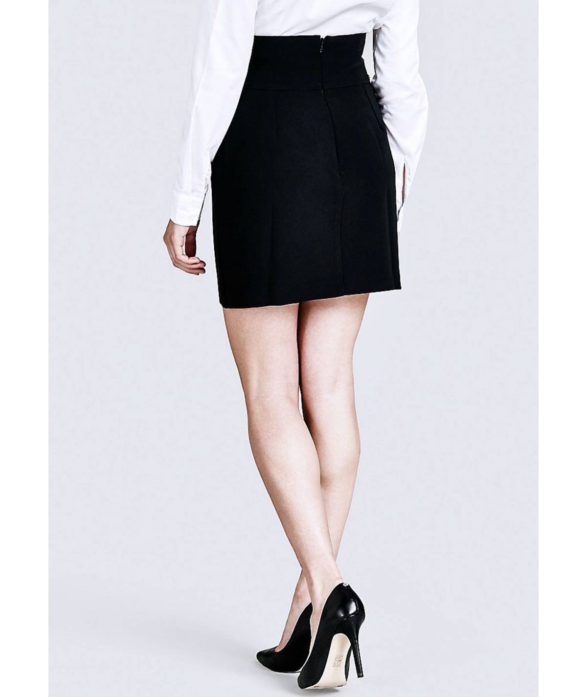 FALDA GUESS DOBLE CINTURON