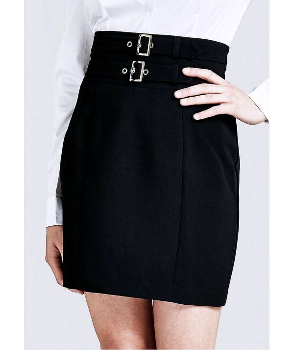 FALDA GUESS DOBLE CINTURON